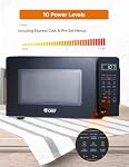 Commercial Chef CHM770B 700 Watt Counter Top Microwave Oven, 0.7 Cubic Feet, Black Cabinet