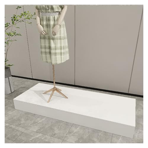Support de présentation pour mannequins blanc 100x60x10cm pour bijoux