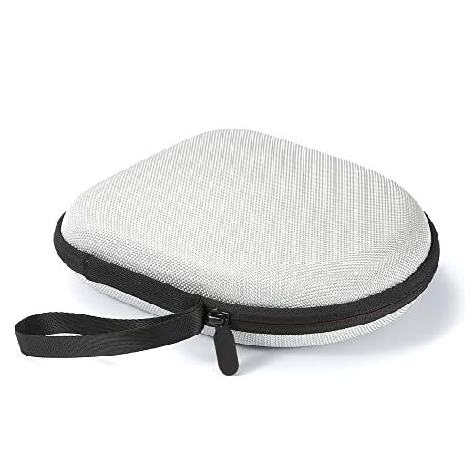 Hårt fodral till Sony Wh-CH510/Sony WH-CH500/Sony MDR-ZX330BT trådlösa Bluetooth-hörlurar, reseskyddande bärväska – silver