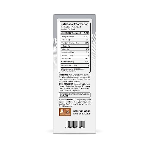 Image of Unived Gel 100 - Vegan Energy Gel for Endurance Athletes Runners & Cyclists - 100kcal - Salted Caramel - Pack of 6