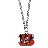 Siskiyou Sports NFL Cincinnati Bengals Chain Necklace Women's, One Size, Team Colors