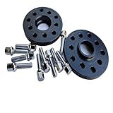 Élargisseurs voie M14*1,5 (2 pièces 15 mm entraxe 5x112 57,1 mm) pour VW pour Golf pour Bora pour Polo pour Jetta.