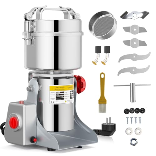 Niktulo Tragbare Getreidemühle 220 V,Zum Mahlen...