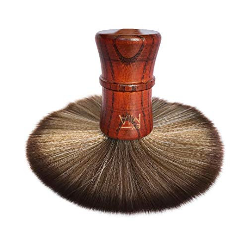 By Mia Neck Duster Brush Hair Cutting Brush Eastwood Barber Natural Fiber Wooden Handle Salon Hairbrush #TOP2