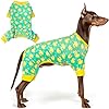 Kyeese dog pajamas yellow ducks dog onesie dog coat dog pajamas large sized dog soft dog costume dog clothes dog surgery recovery suit dog body suits after surgery cat clothes large dog pajamas  urban country home decor
