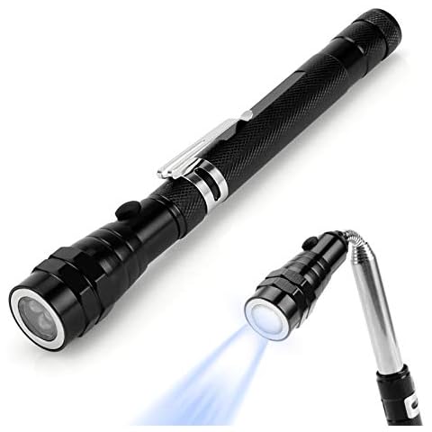Benbor LED Magnetic Pickup Tool, Gifts for Men & Women, Telescoping Magnet Pick Up Gadgets Tool for Cool Gadget for Men Husband Boyfriend, Men's Gifts Cover
