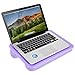 LAPGEAR Compact Lap Desk – Fits Up to 14″ Laptops – Purple Amethyst – Style No. 43122