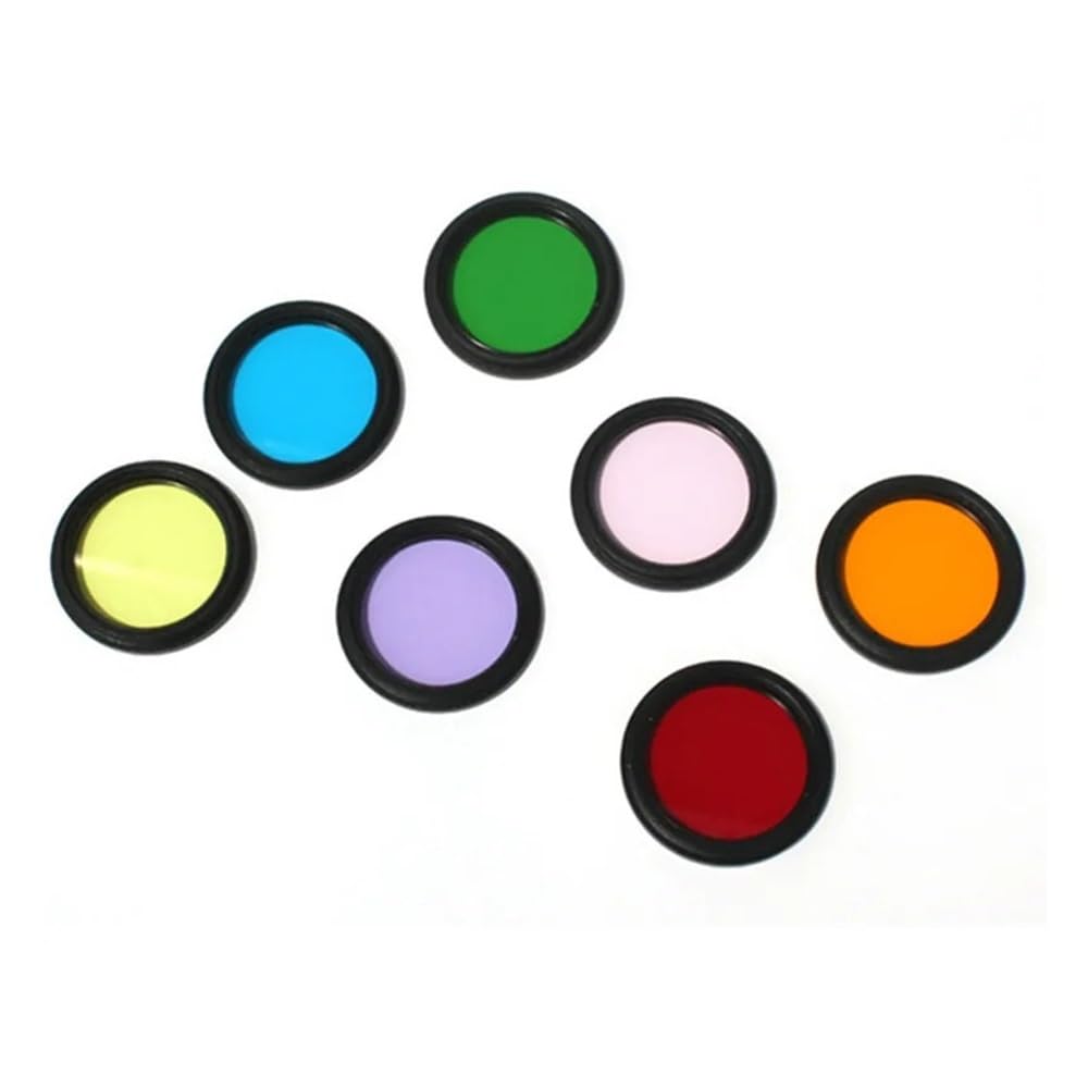 Pièces détachées pour télescope astronomique Lot de 7 télescopes optiques M48 x 0,75 mm avec lentille Couleur 2 Pouces