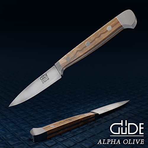 Gude Alpha Paring Knife 8Cm Olive Wood - 6