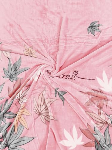 Image of Monte Carlo Dubble Bed Winter Blanket Roman Plus 1 Ply Super Soft 263 GSM, (240x220 CM), Baby Pink