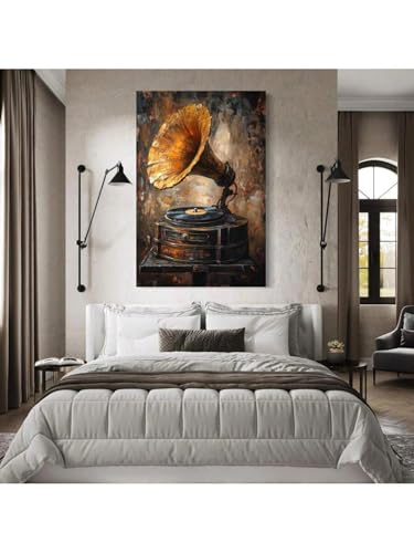 Décoration murale de musique rustique pour raviver les souvenirs rétro - 4