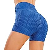 heekpek Shorts Pantalones Cortos Deportivos de Fitness Mallas para Mujer Elástico de Alta Cintura para Correr Gimnasio Gym Cortas Push Up Pantalon Corto Running Yoga Cintura Alta Leggings de Verano