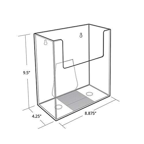 Support mural Deep File Folder Azar range document vertical pour trieur de bureau