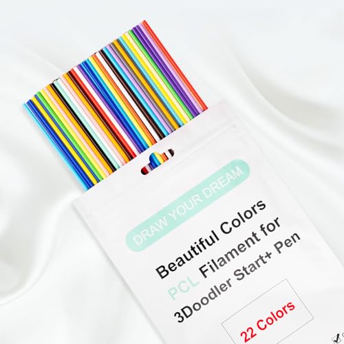 Kretrum 22 couleurs 3D Doodler stylo Recharges uniquement Compatible avec le stylo 3D 3Doodler Start+ Low-temperature PCL filament 3Doodler Start refills Chaque couleur 5 pièces Total 110 pièces 7 Kretrum 22 couleurs 3D Doodler stylo Recharges uniquement Compatible avec le stylo 3D 3Doodler Start+ Low-temperature PCL filament 3Doodler Start refills Chaque couleur 5 pièces Total 110 pièces