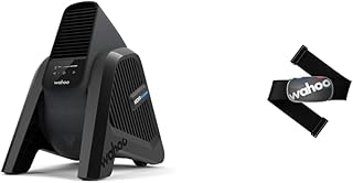 Wahoo KICKR HEADWIND Heartrate/Speed Controlled Cycling Fan for Indoor Bike Trainers, Stationary/Spin Bikes, Cross Training & Wahoo TICKR Heart Rate Monitor Chest Strap, Bluetooth, ANT+