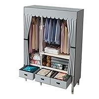 Amazon｜LuLuLife ワードローブカバー付き ワードローブクローゼット