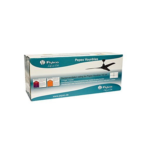 Industrie Deckenventilator Vourdries schwarz-5