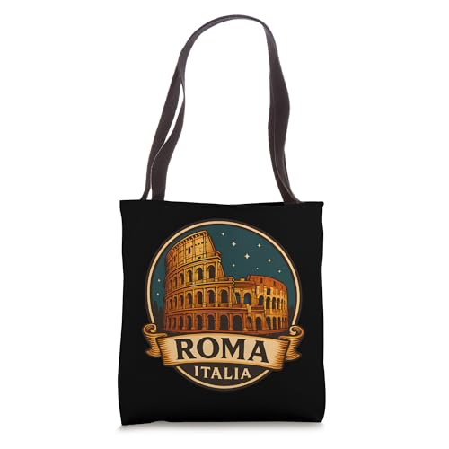 Bolso Tote Diseño Souvenir Colosseum Italia Vintage miniatura 1