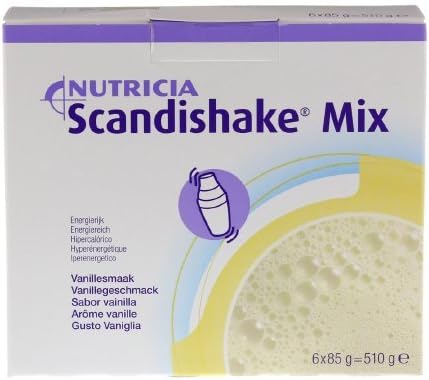 Axcan Scandipharm Scandishake Instant Shake Mix, Vanilla 4/3 oz (Pack of 6)