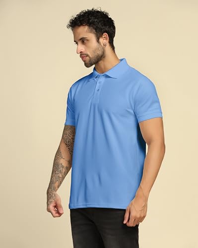 Image of VastraVibes Men's Polo Regular Fit T-Shirt