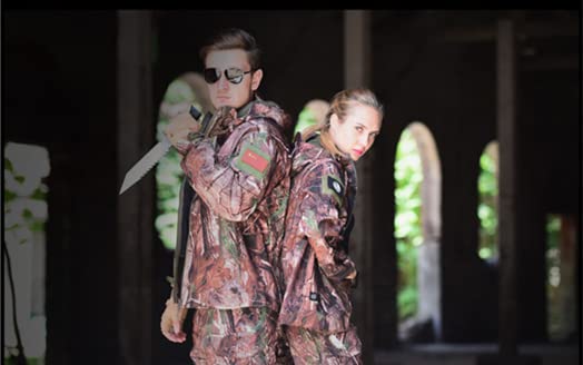 WSPDSD Armee Tarnmantel Militärische Taktische Jacke Militärische Kleidung Outwear Softshell Wasserdichte Winddichte… – Bild 5