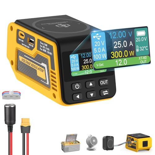 Vortlink 300W Voltage Regulator Compatible with DeWalt 20V Battery