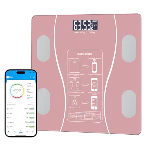 Intelligent Body Fat Scale with BMI, Muscle & Fat Monitoring