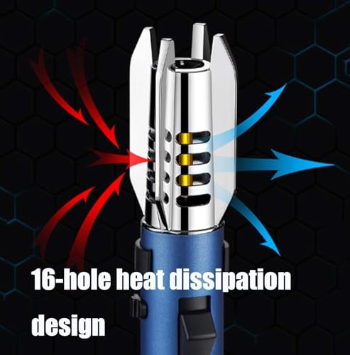 Plasma Lighter, 2026 New Lightsaber Lighters Torch, (Need Gas Not Include), Windproof Torch Lighters, Outdoor Straight Flame for Camping Portable (Black+Silver)