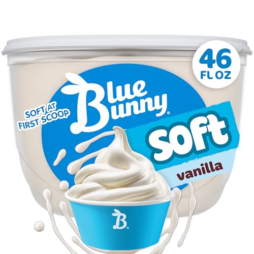 Blue Bunny Soft Vanilla Frozen Dessert, 46 fl oz