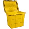 Daken Strooibakje 108 ltr. GEel, strooizoutbox, zandbox, opslagcontainer, pick-up box, aanhangerbox, disselbox, strooidoos, zoutlagers, winterdienst, met schep