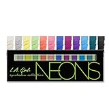 L.A. Girl Beauty Brick Eyeshadow Collection, Neon GES334A