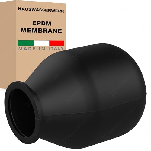 Hauswasserwerk EPDM Membran Gummiblase 24L für Druckkessel Membrankessel Öffnung: 80 mm - Made in Italy