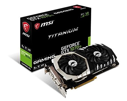 【超美品】Parrit GTX1070ti 8GB Placa de vídeo - NVIDIA GeForce GTX 1070 Ti (8GB / PCI-E) - MSI