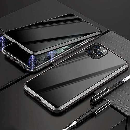 Coque magnétique iPhone 12 antichoc avec verre trempé double face intégral