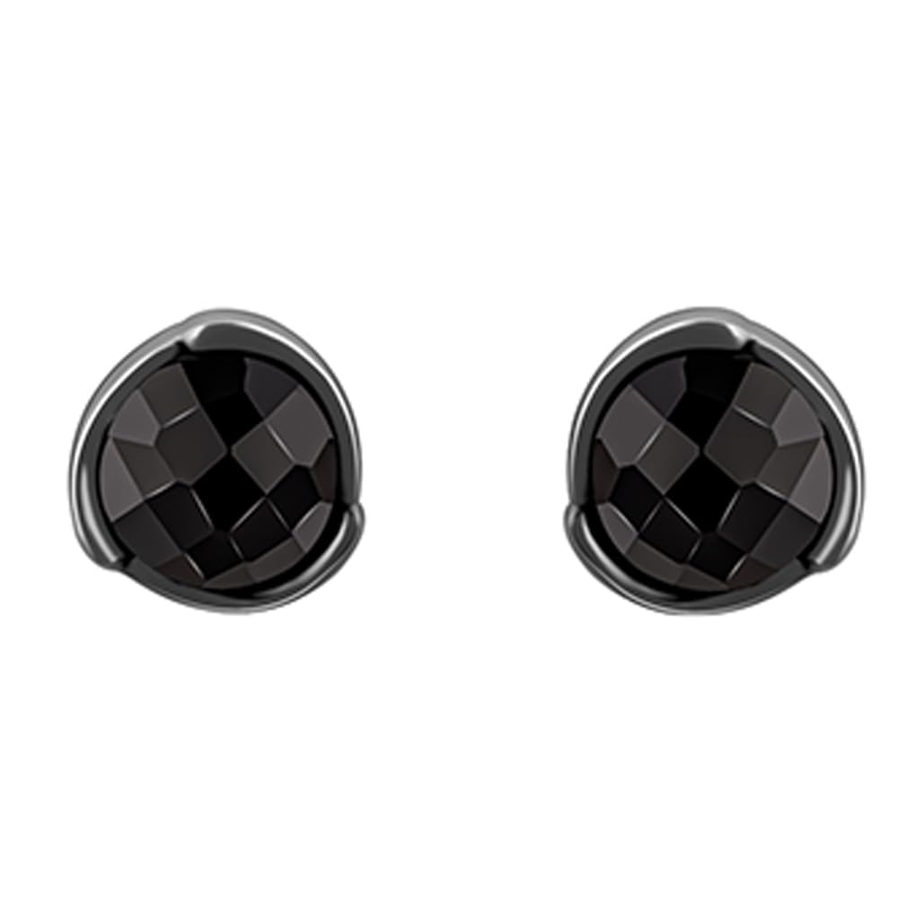 giva 925 Silver Black Rhodium Black Mighty Earrings For Him| Gifts for Men and Boys | With Certificate of Authenticity and 925 Stamp| 6 Months Warranty-picture-11