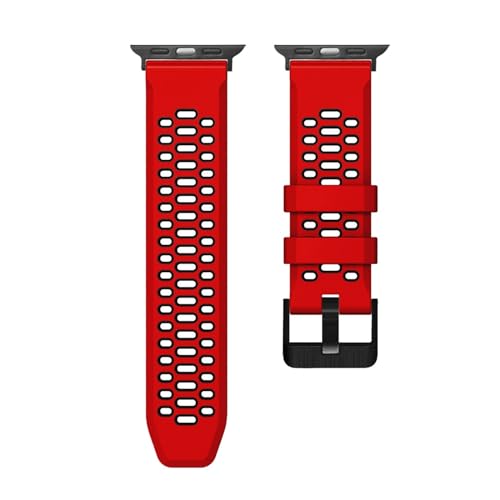 Bracelet de montre en caoutchouc anti-irritation pour remplacer les bretelles série 45mm 44mm - 2
