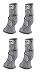 Cashel Crusader Horse Fly Protection Leg Guards, Set of Four, Grey, Horse