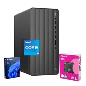 HP Envy i5 Business Desktop, Intel i5-14400 (Beats Intel i7-13650HX), Intel UHD Graphics, 64GB RAM, 1TB SSD, Wi-Fi 6, RJ45, Windows 11 Pro + with ADATA 512GB External SSD Bundle