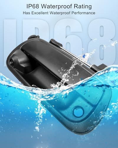 Image of Rear View Backup Camera Tailgate Handle Reverse Camera Fit for Toyota Tundra 2000-2006, HD 1080P Night Vision, 170Wide-Angle, IP68 Waterproof, 26 Ft Long Cable, Replace 819952028013