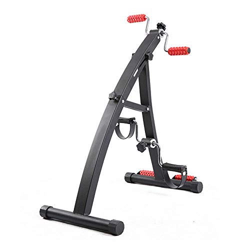 Image of Mini Exercise Bike Exercise Bike Arm and Leg Exerciser-Arm Leg Exercise Peddler Machine-Fitness Equipment for Seniors and Elderly-Portable Pedal Exerciser- Folding Exercise Bike