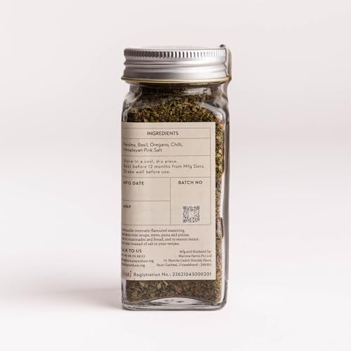 Image of Himalayan Haat Italian Herbed Seasoning Salt - All Natural Himalayan Pink Salt with Mixed Herbs | Perfect for Pasta, Pizza & Bakes | 65g