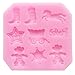 Funshowcase Mini Wild West Cowboy Theme Silicone Candy Mold, for Cake Cupcake Decorating, Crafting, Polymer Clay, Resin