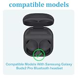 Silikonowe wymienne końcówki douszne, kompatybilne z Samsung Galaxy Buds 2 Pro, S/M/L, 6 par, wymienne akcesoria douszne, trwałe i wygodne, odporne na wodę i pot (białe)