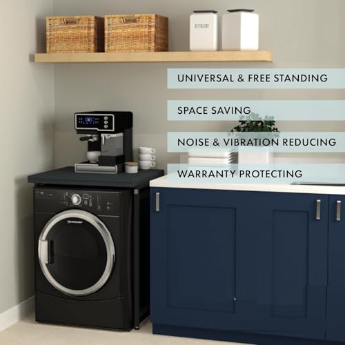 Image of 58601 Handy Stand - Freestanding Worktop & Washing Machine Stand | Multi-Purpose Appliance Stacking Kit & Laundry Pedestal for Garage, Utility Room, or Kitchen