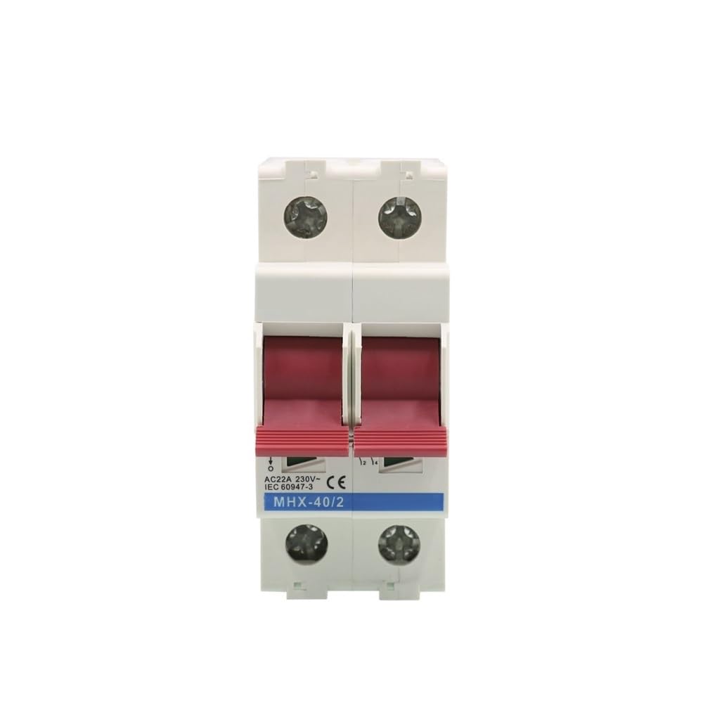 POWTAXBJGD MHX-40 1P 2P 3P Single Double Triple Poles Load Disconnection 40A 63A Manually Convert The Power MCB DIN Rail Isolating Switch(3p)