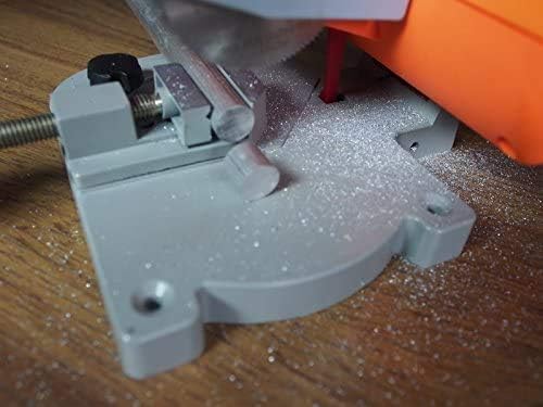 Mini Cut-off Miter Saw for Cutting Metal Wood Plastic Arts & Crafts, 110V Benchtop Cut Off Miter Power Saw Tool with 2" Blade 1/2" Cutting Depth Meter