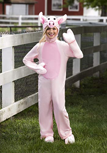 Disfraz completo infantil de cerdito talla pequeña miniatura 2