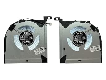 Комплект вентиляторов охлаждения GPU CPU для Lenovo Legion Slim 5 16APH8 Slim 5 16IRH8 NP DFSCL12E064861 DFSCM227163921 5H40S20914 5H40S20937