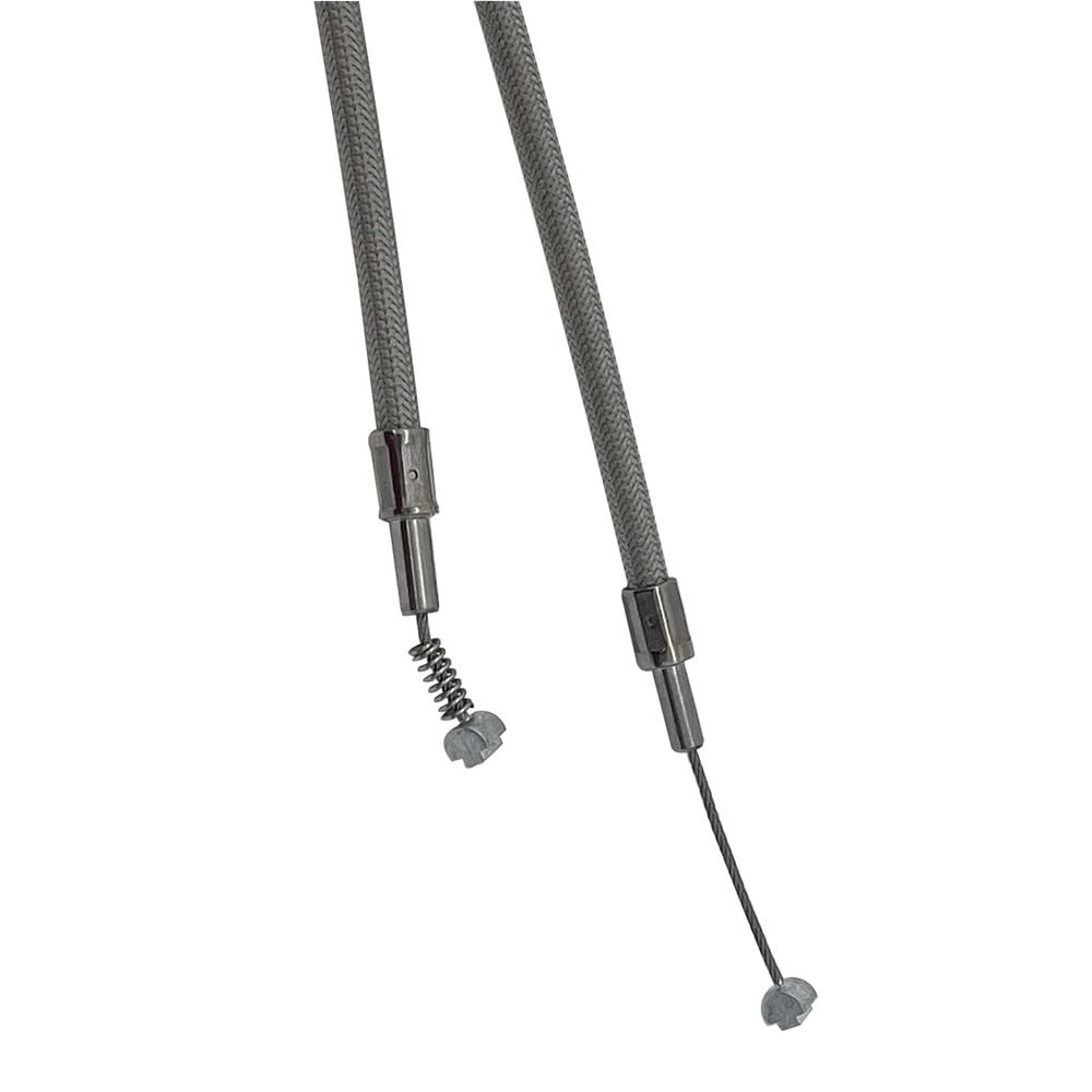 Cable de acelerador trenzado acero inoxidable para motocicleta, 110CM, 43 ", para Sportster XL 883 1200