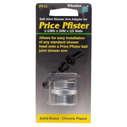 Whedon SHOWER ARM ADPTR PFISTER MfrPartNo PF1C, No Size, Chrome